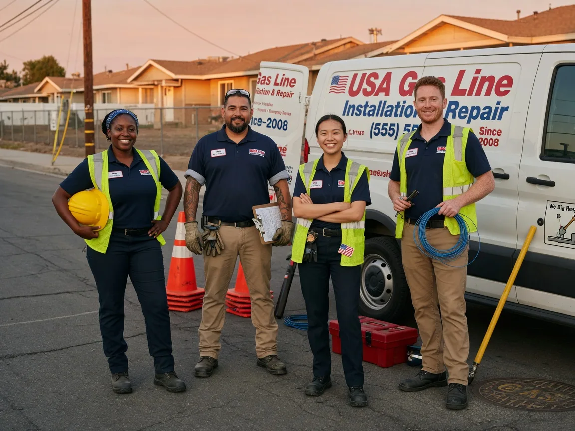 Gas Line Installation company in New Era, MI